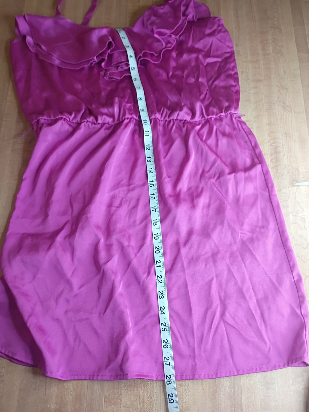 Fred David Magenta Ruffle Mini Dress - Picture 5 of 12